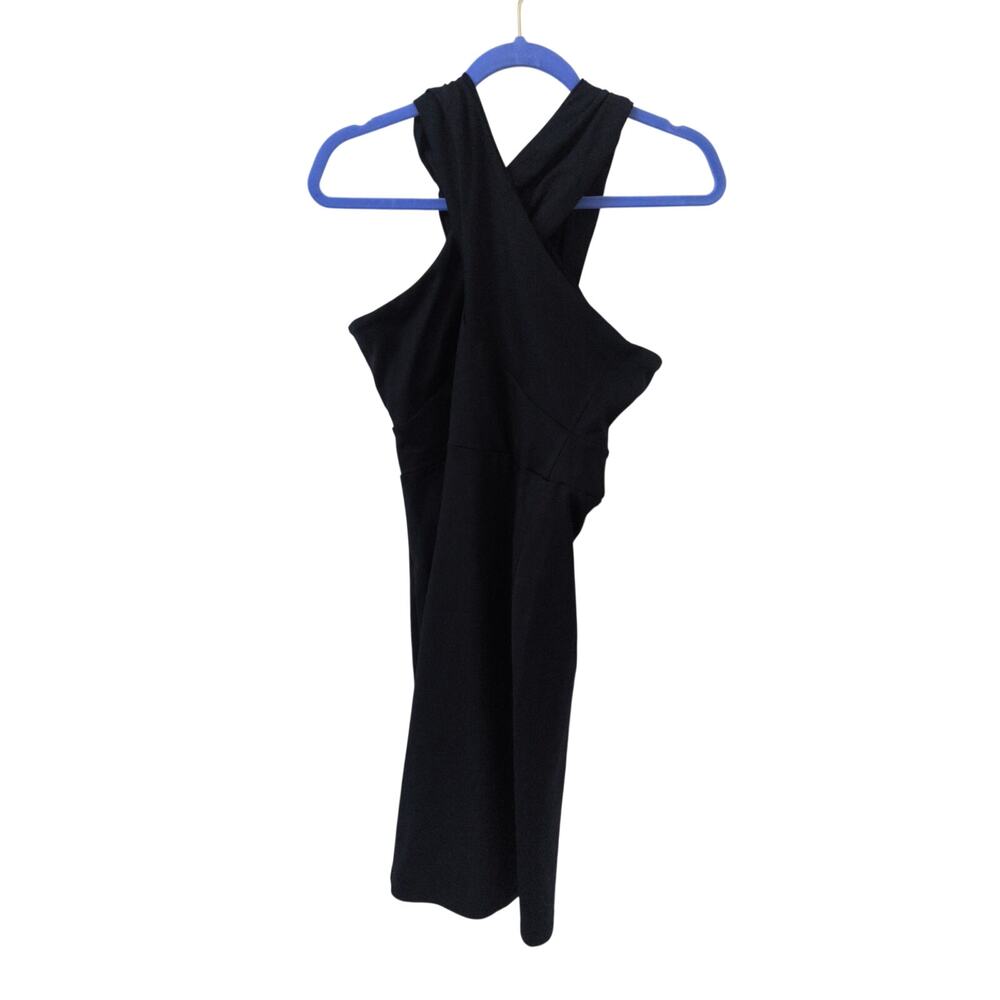 FIG Clothing Cross Front Dress in Black size Large